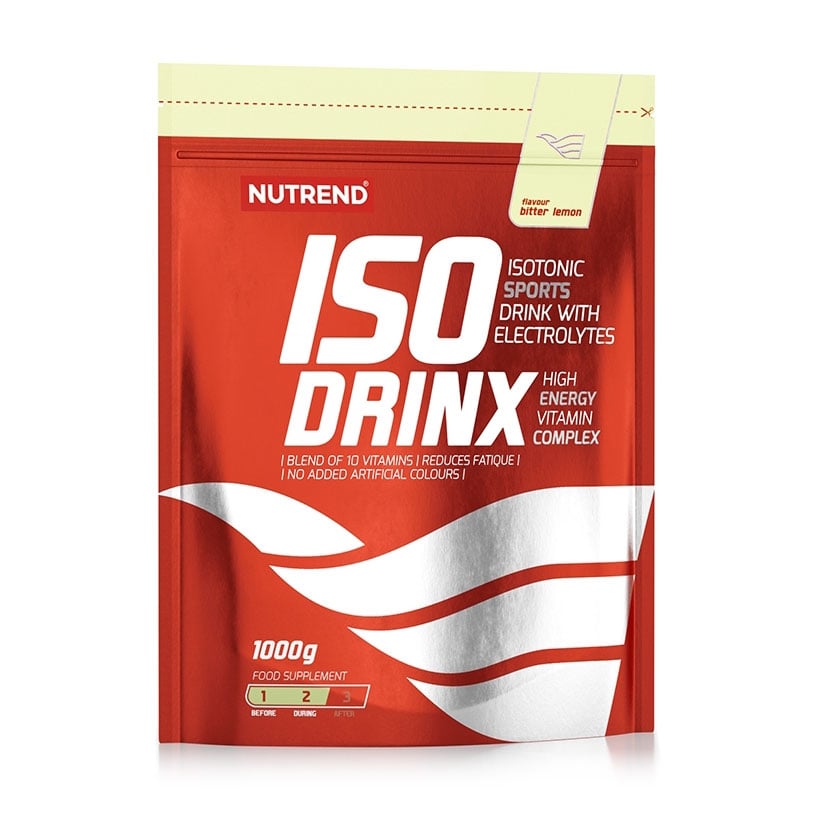 Ізотонік Nutrend Isodrinx Гіркий лимон, в порошку, 1 кг
